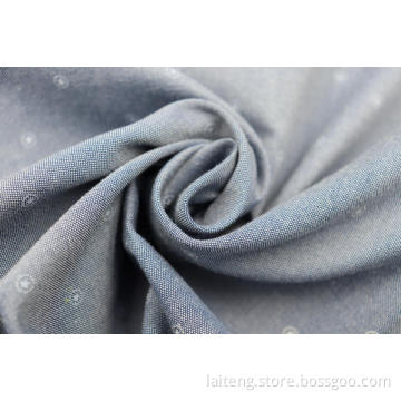 100% Cotton Chambray Fabric For Men's Woven Shirts